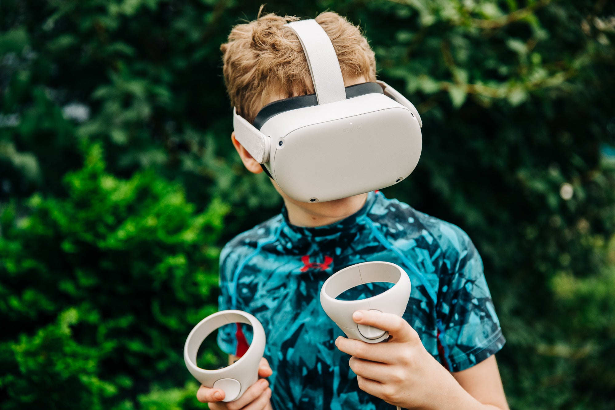 boy with headset (courtesy Popular Science