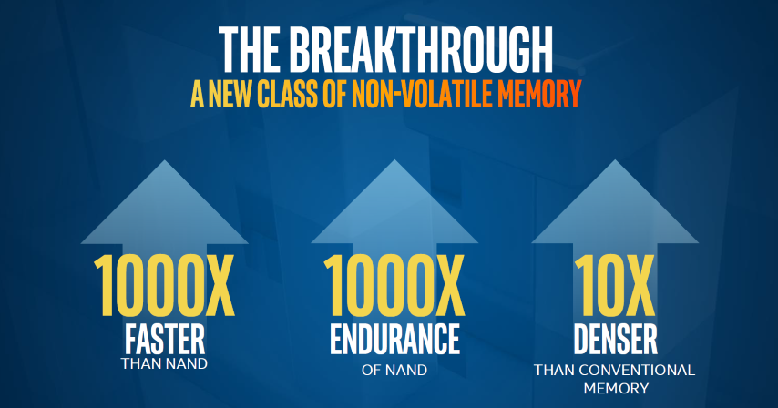 Intel XPoint advantages