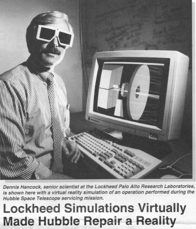Dennis Hancock with VR gear